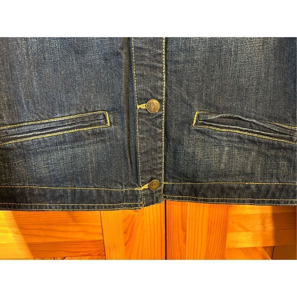 Armani Jeans Jean Jacket Size 6 (0447) - Picture 3 of 12